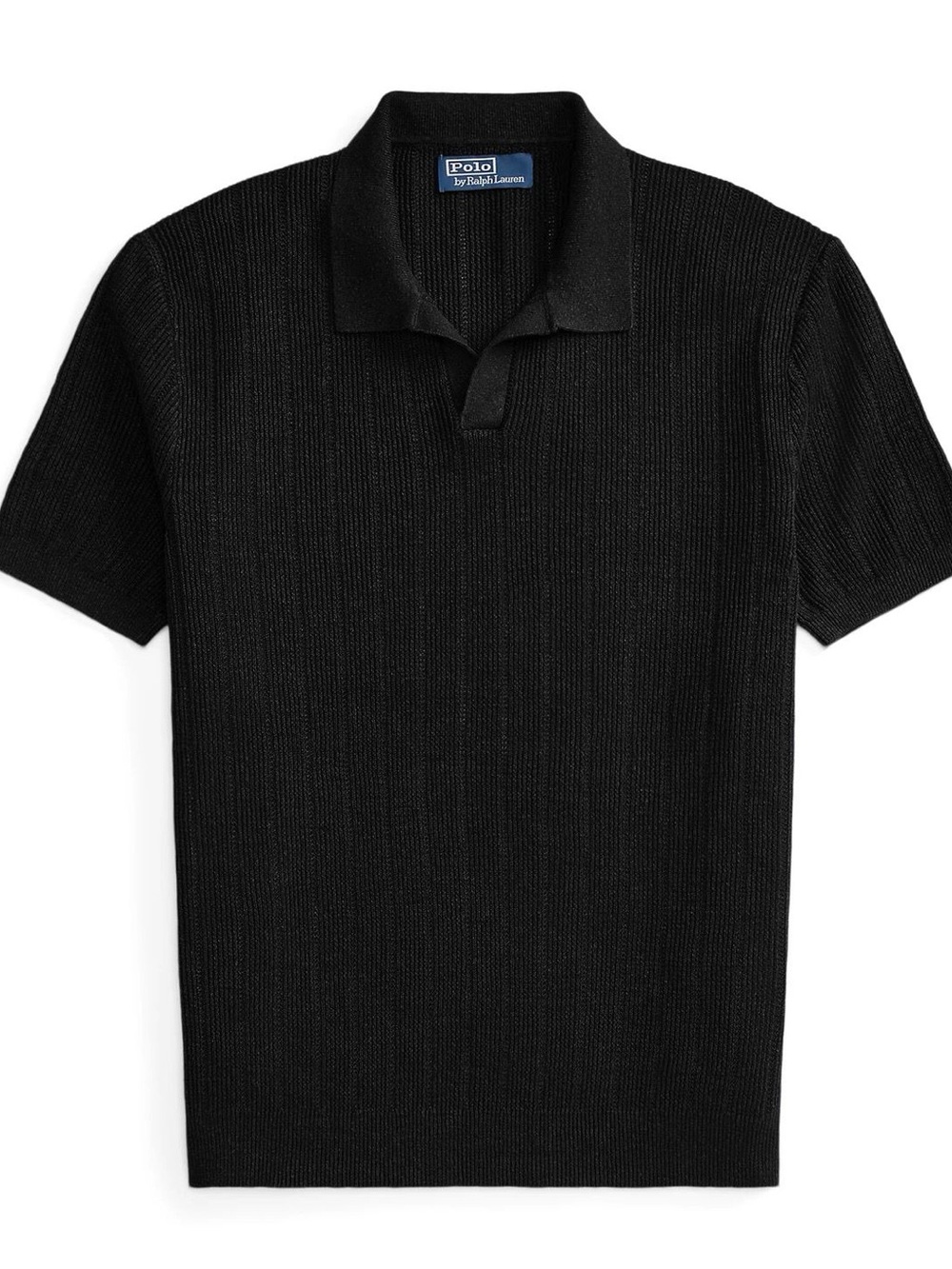 Polo by Ralph Lauren Black Short-Sleeve Knit Polo Shirt
